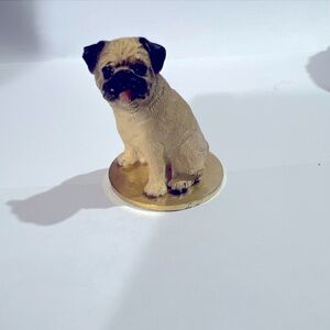 1992 Conversation Concepts DT-18A Pug, Brown; Tiny Ones